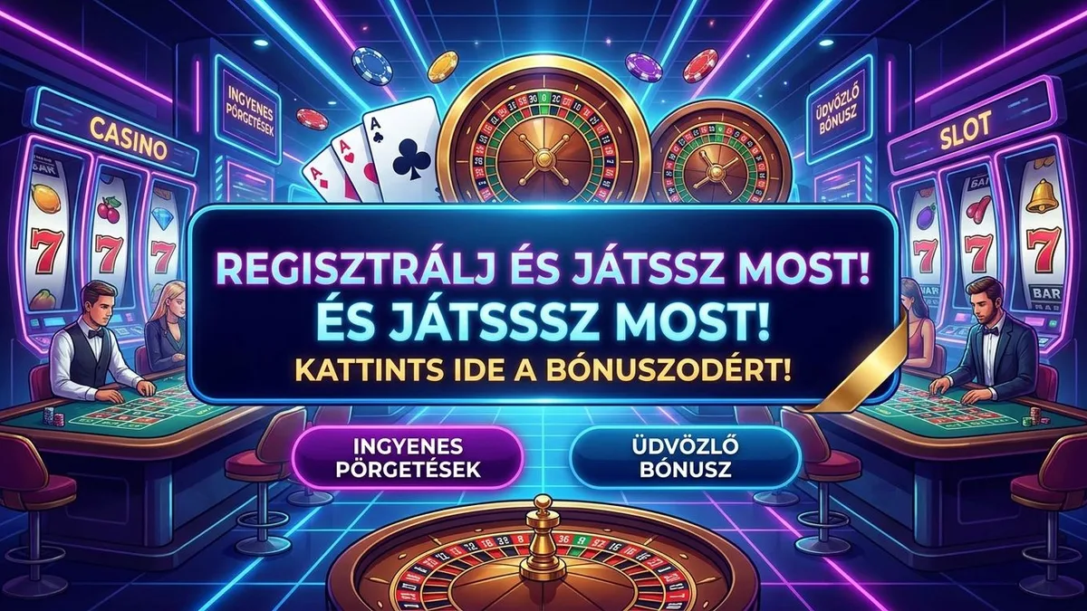 Regisztráció bónusszal